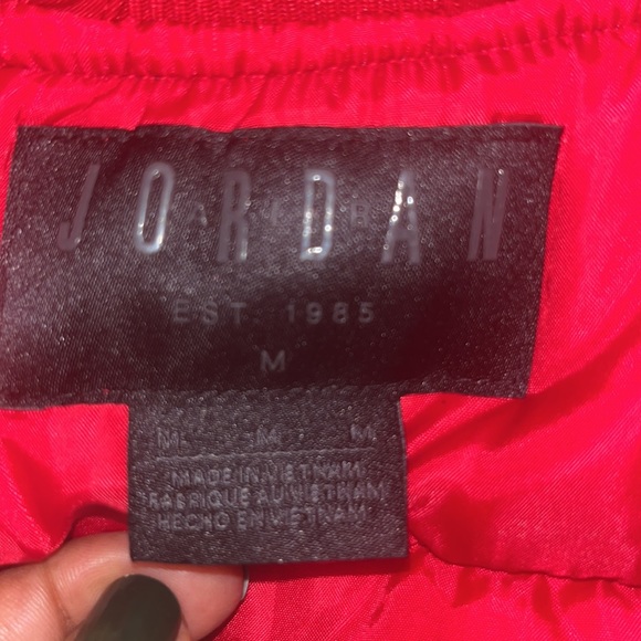 Kids Red Michael Jordan Bomber Coat - Picture 3 of 16
